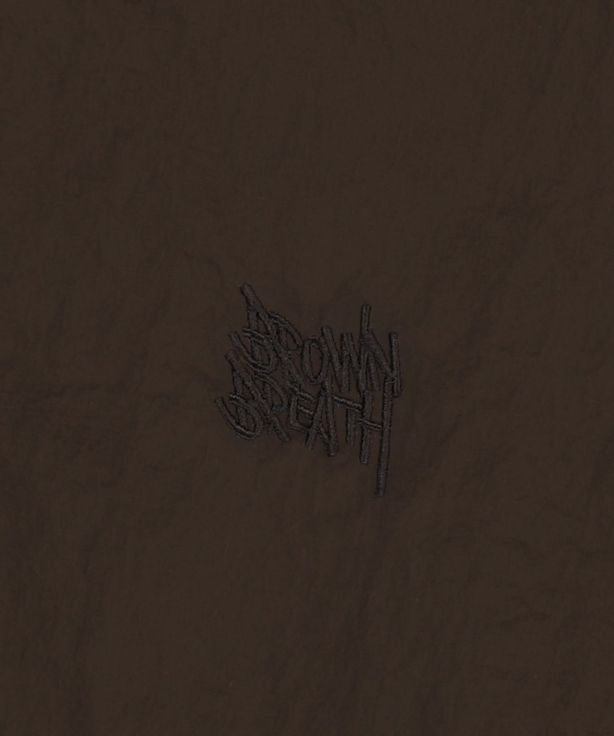 브라운브레스(BROWNBREATH) TAG HOODIE WINDBREAKER - DARK BROWN