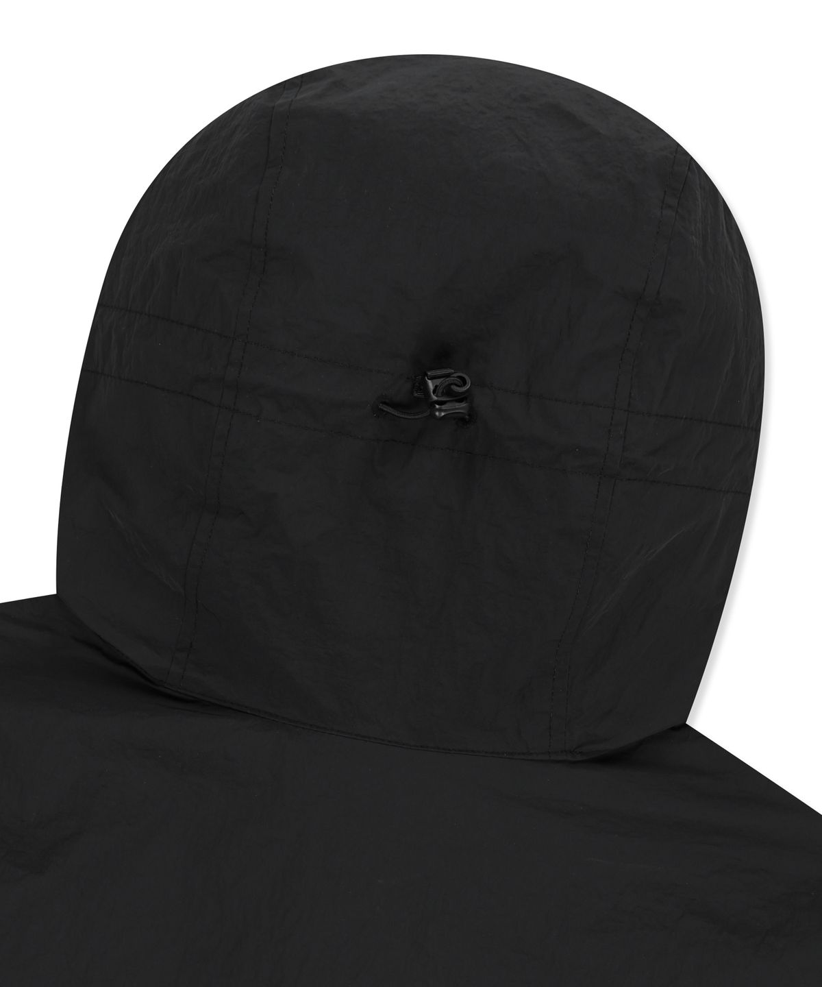 브라운브레스(BROWNBREATH) TAG HOODIE WINDBREAKER - BLACK
