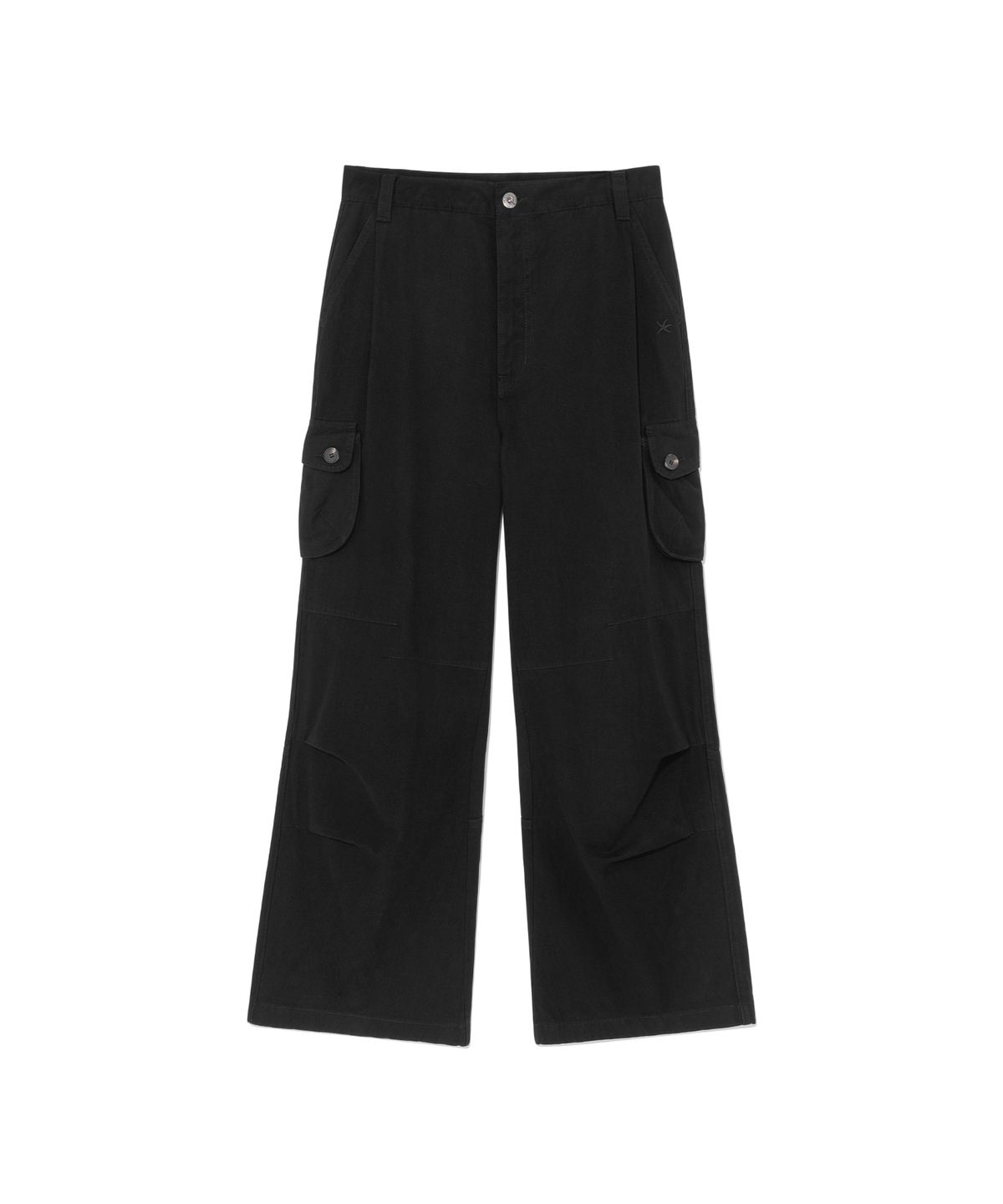 더콜디스트모먼트(THE COLDEST MOMENT) TCM pleated cargo pants (black)