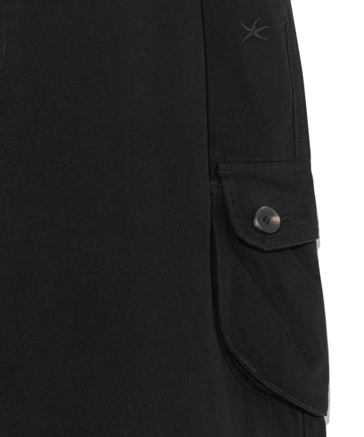 더콜디스트모먼트(THE COLDEST MOMENT) TCM pleated cargo pants (black)