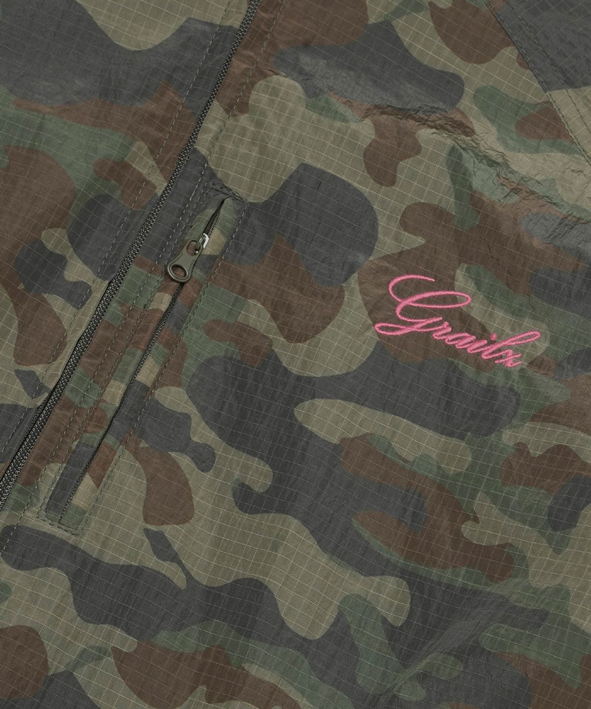 그레일즈(GRAILZ) PINK LOGO CAMO WIND BREAKER [CAMO]