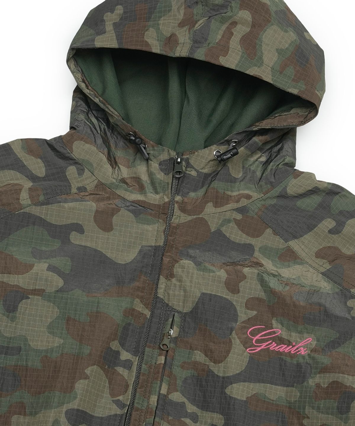 그레일즈(GRAILZ) PINK LOGO CAMO WIND BREAKER [CAMO]