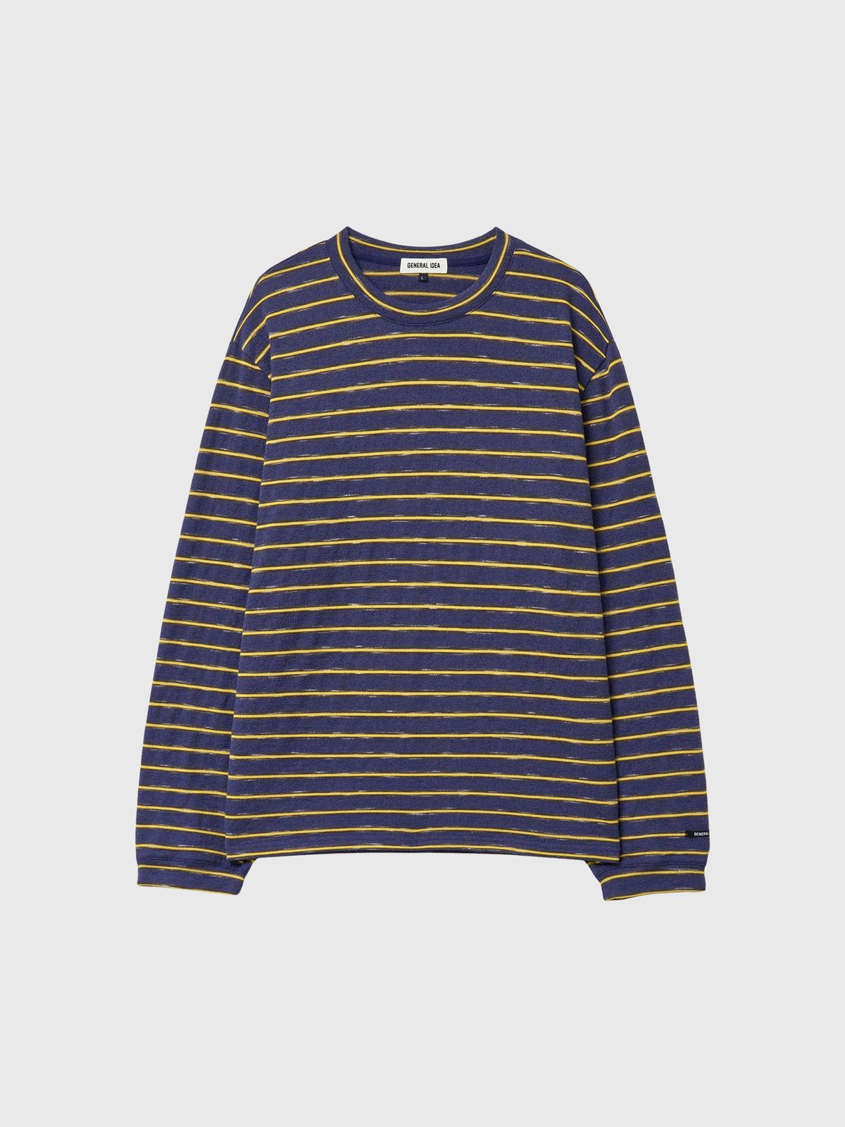 제너럴아이디어(GENERALIDEA) UNISEX 더블 스트라이프 티셔츠 [NAVY] / GF1UTS001