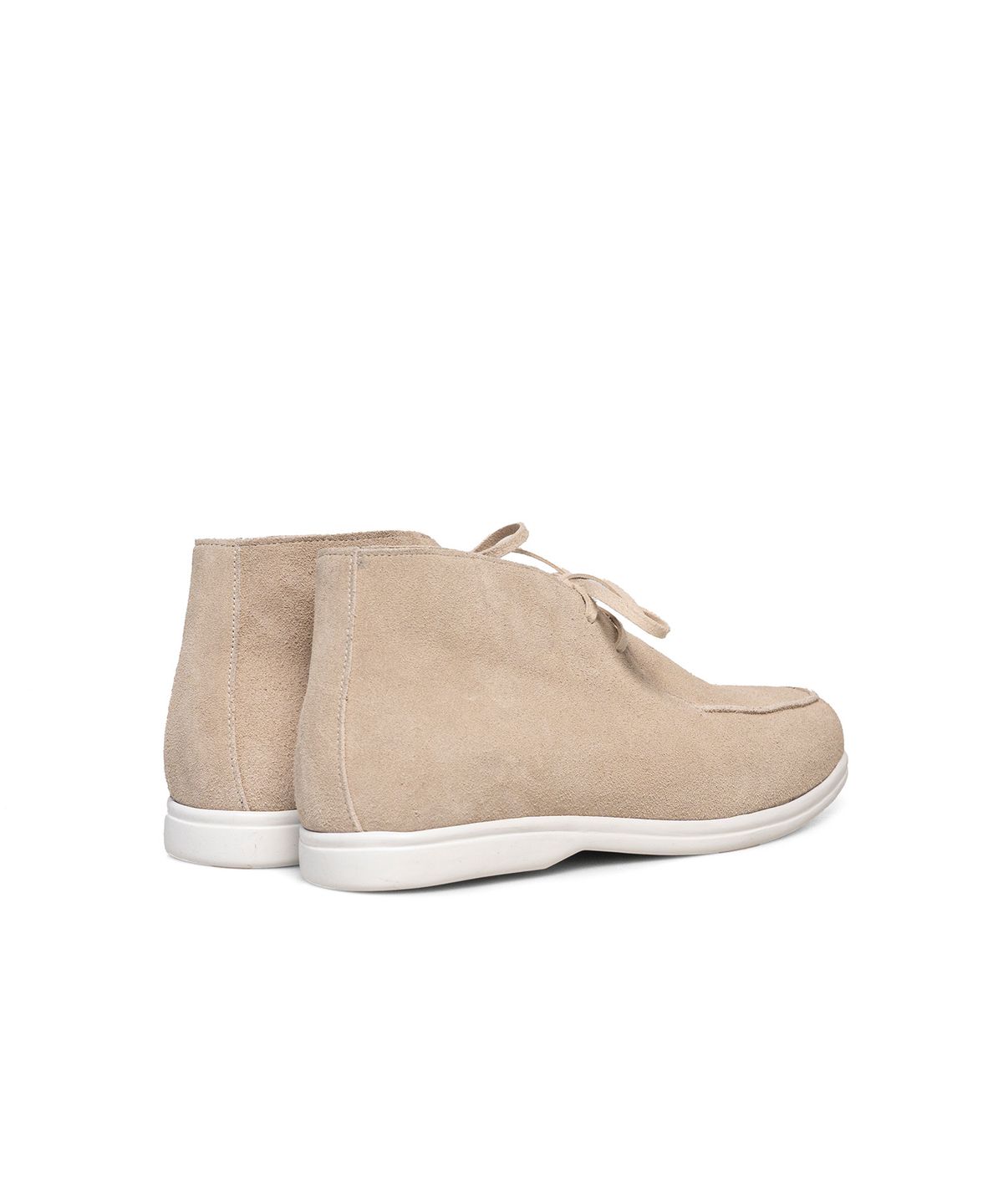올클래식(ALLCLASSIC) ALC4408 리조트 레이스업 앵클 부츠_ivory suede