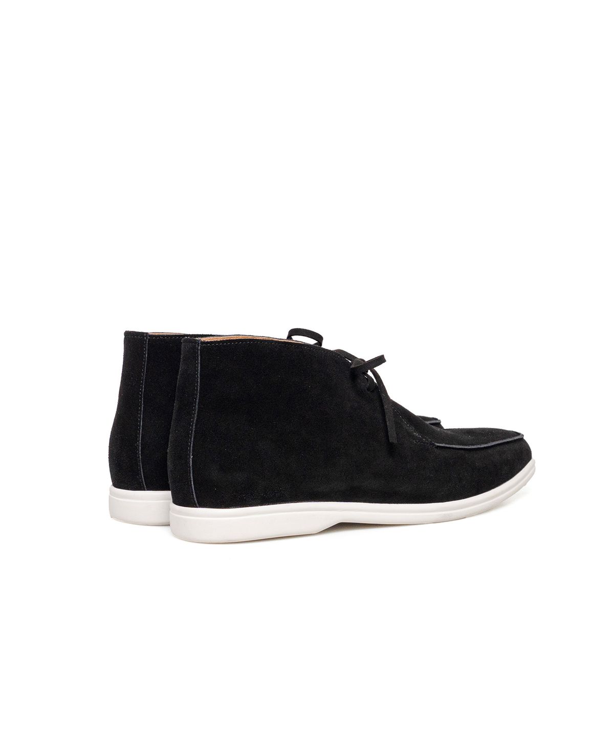 올클래식(ALLCLASSIC) ALC4408 리조트 레이스업 앵클 부츠_black suede