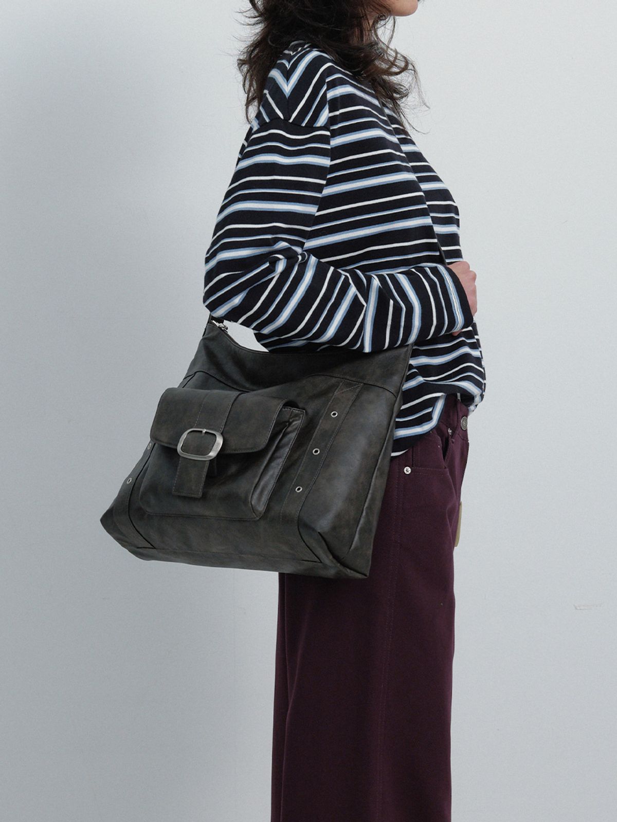레이브(RAIVE) Code Large Shoulder in D/Grey UB6SB113-13