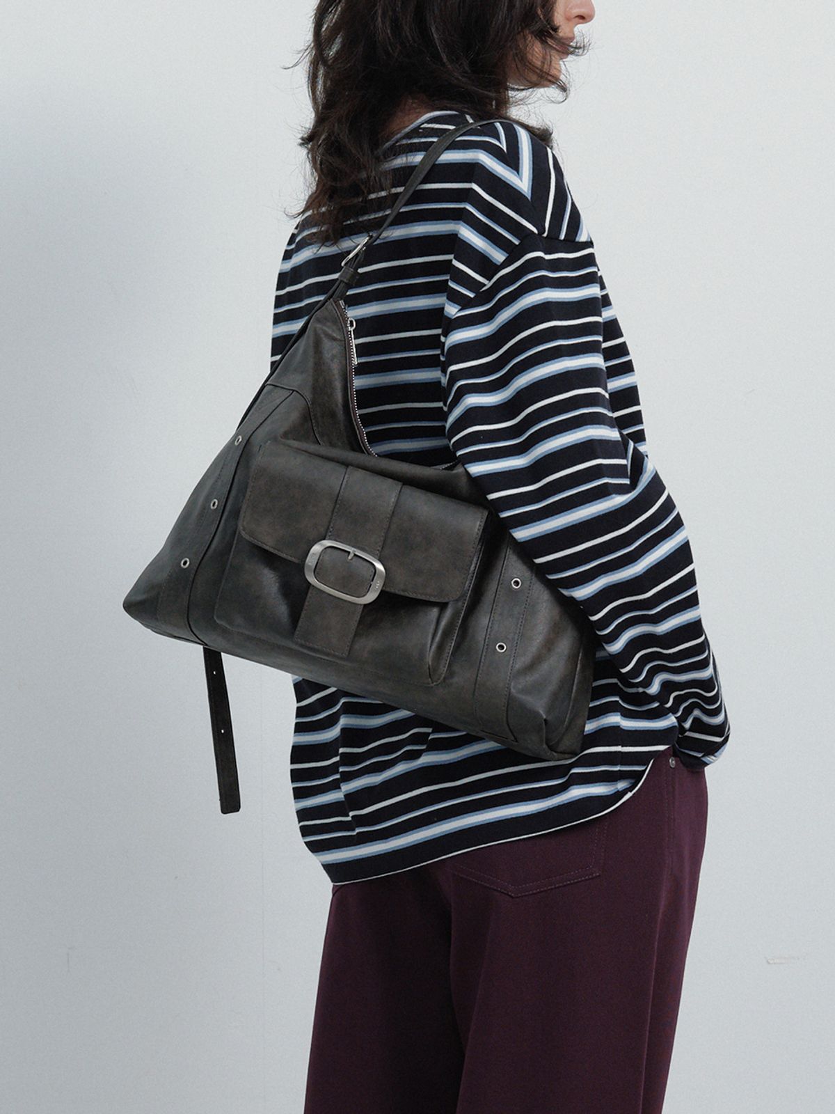 레이브(RAIVE) Code Large Shoulder in D/Grey UB6SB113-13