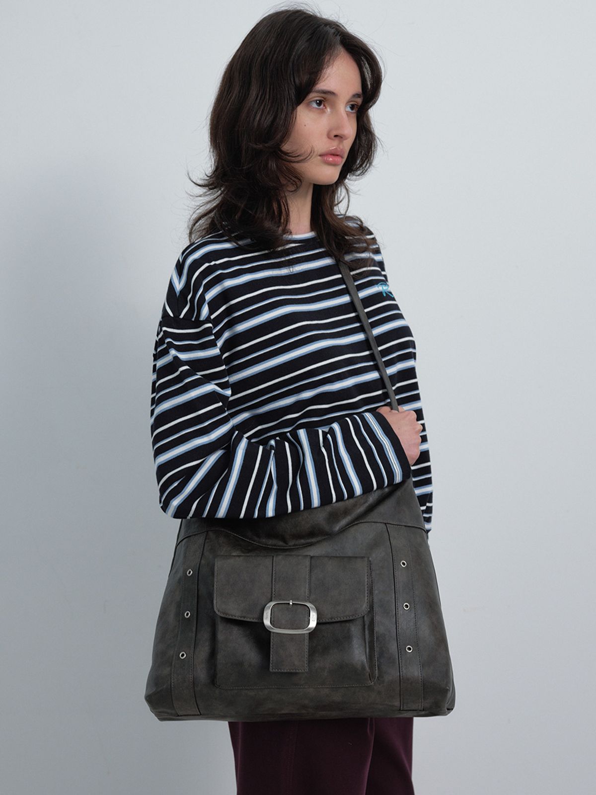 레이브(RAIVE) Code Large Shoulder in D/Grey UB6SB113-13