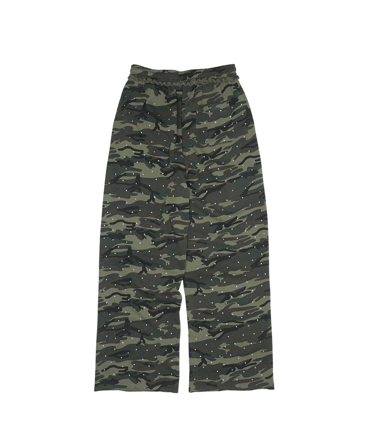 그레일즈(GRAILZ) CRYSTAL BAGGY SWEAT PANTS [CAMO]