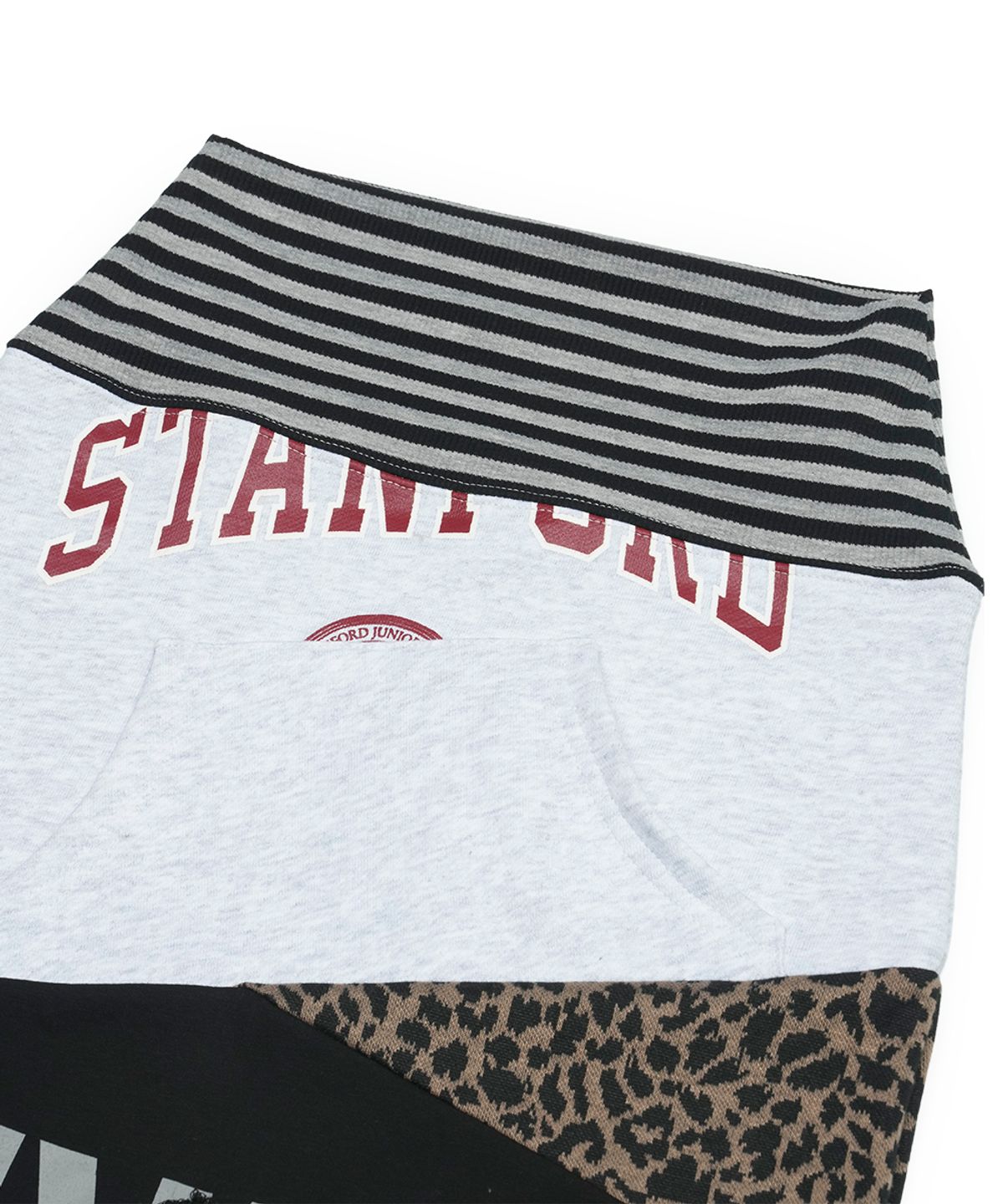 그레일즈(GRAILZ) UPSIDE DOWN REWORK SWEAT SKIRT [GRAY]