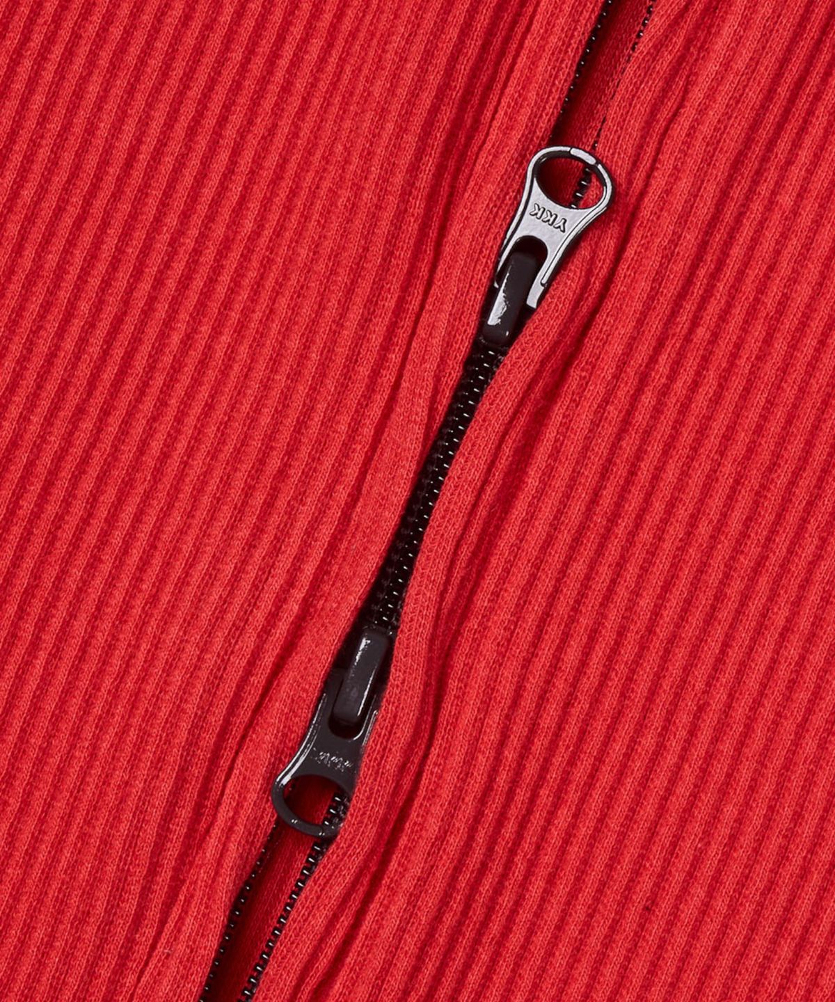 패러다임 필름(PARADIGMFILM) [Ep.01] 웨이브 후디드 니트집업 (레드)