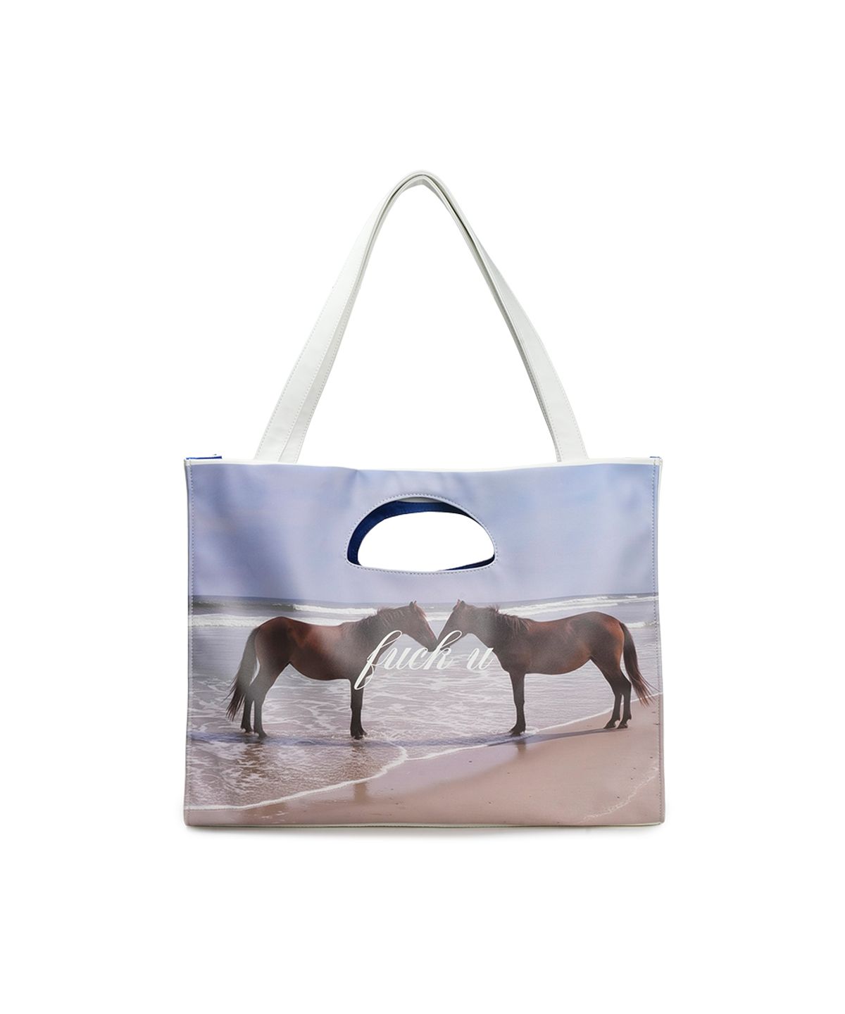 그레일즈(GRAILZ) TWO FACE TOTE BAG [BLUE]