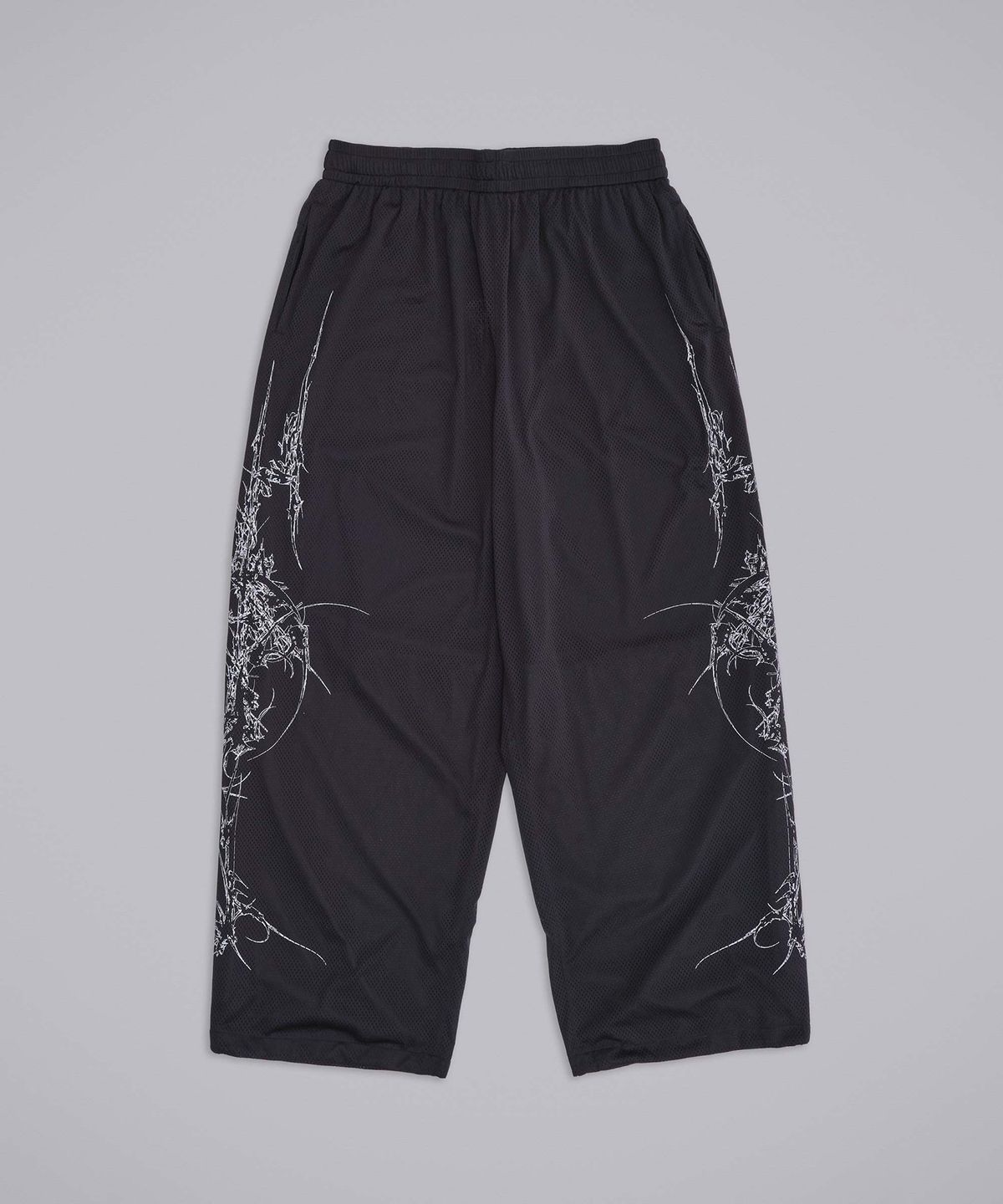 제이디드 런던(JADED LONDON) (U) 엠브로이더드 몬스터 에어텍스 베이퍼 블랙 0P4QU3 EMBROIDERED MONSTER AIRTEX VAPOUR BLACK