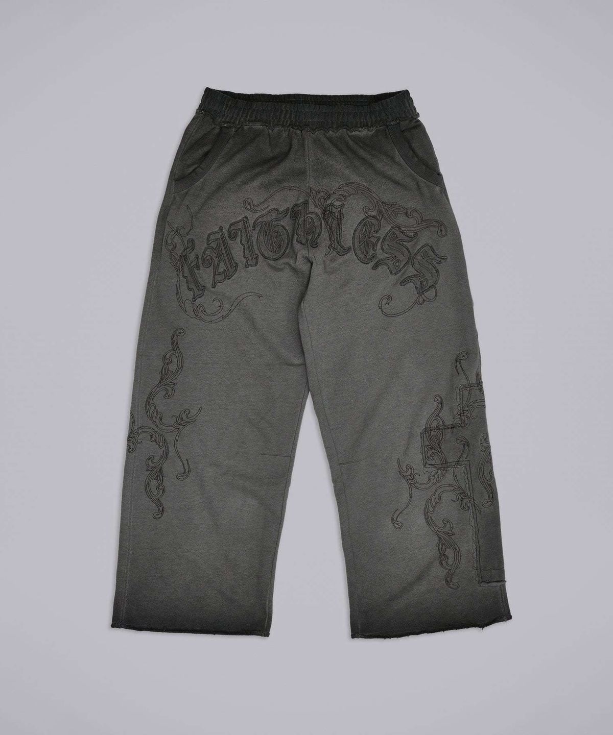 제이디드 런던(JADED LONDON) (U) 페이스리스 아플리케 몬스터 조거 차콜 FAITHLESS APPLIQUE MONSTER JOGGER CHARCOAL