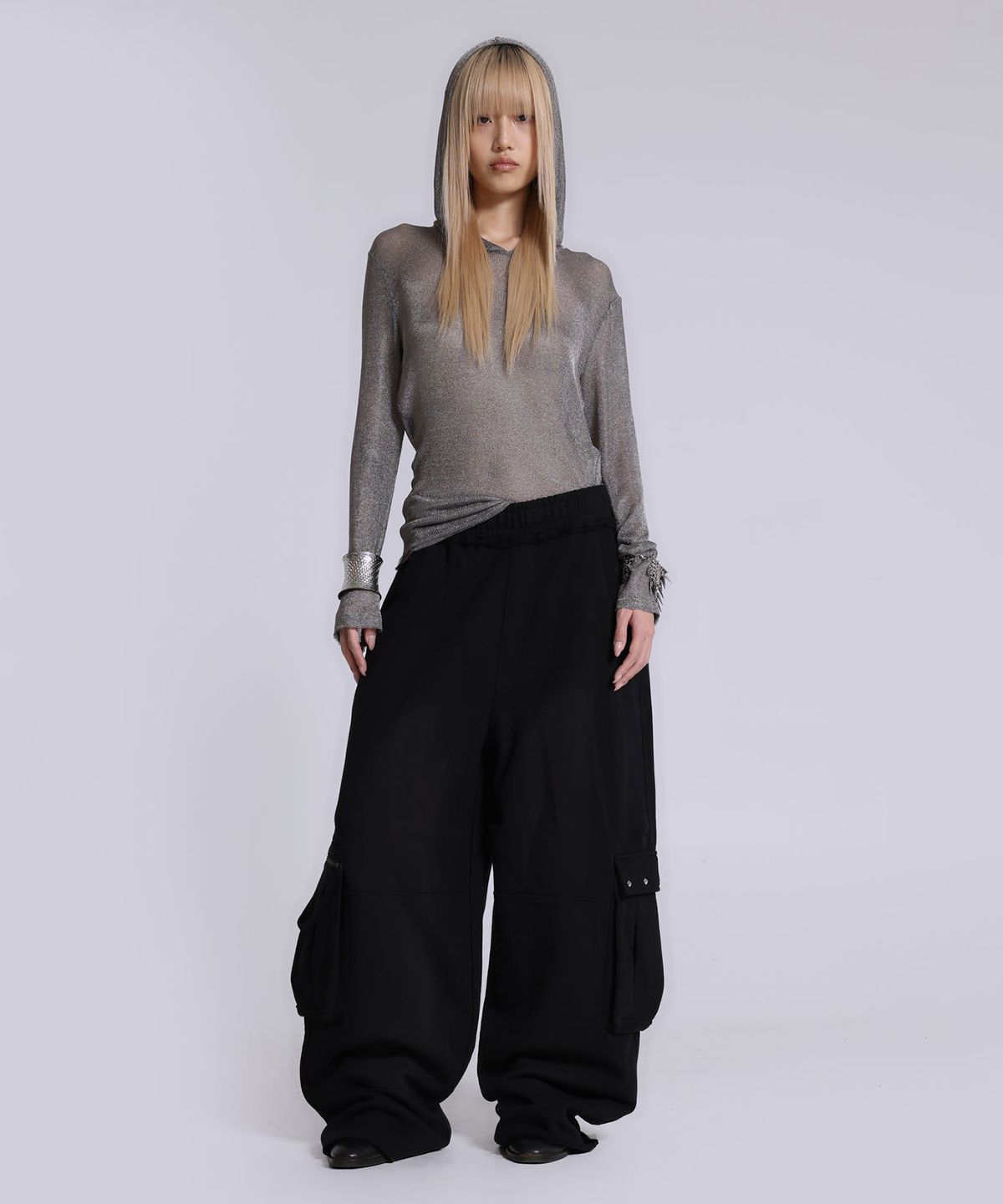제이디드 런던(JADED LONDON) (U) 카고 XL 몬스터 조거 블랙 CARGO XL MONSTER JOGGERS BLACK