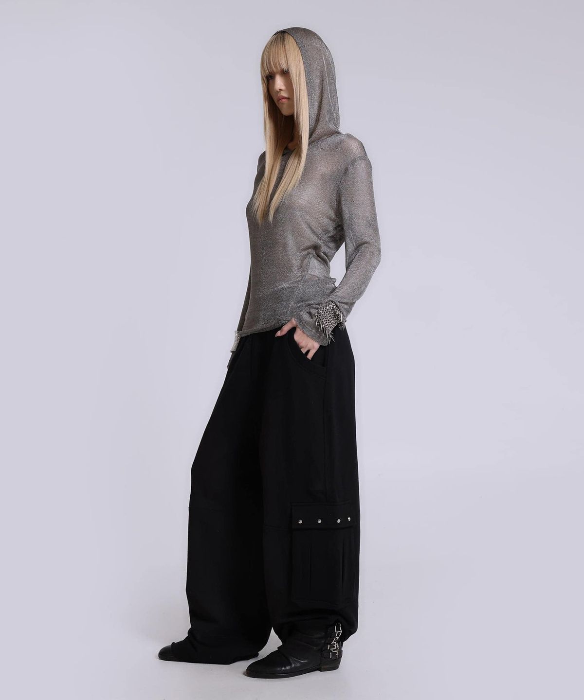 제이디드 런던(JADED LONDON) (U) 카고 XL 몬스터 조거 블랙 CARGO XL MONSTER JOGGERS BLACK