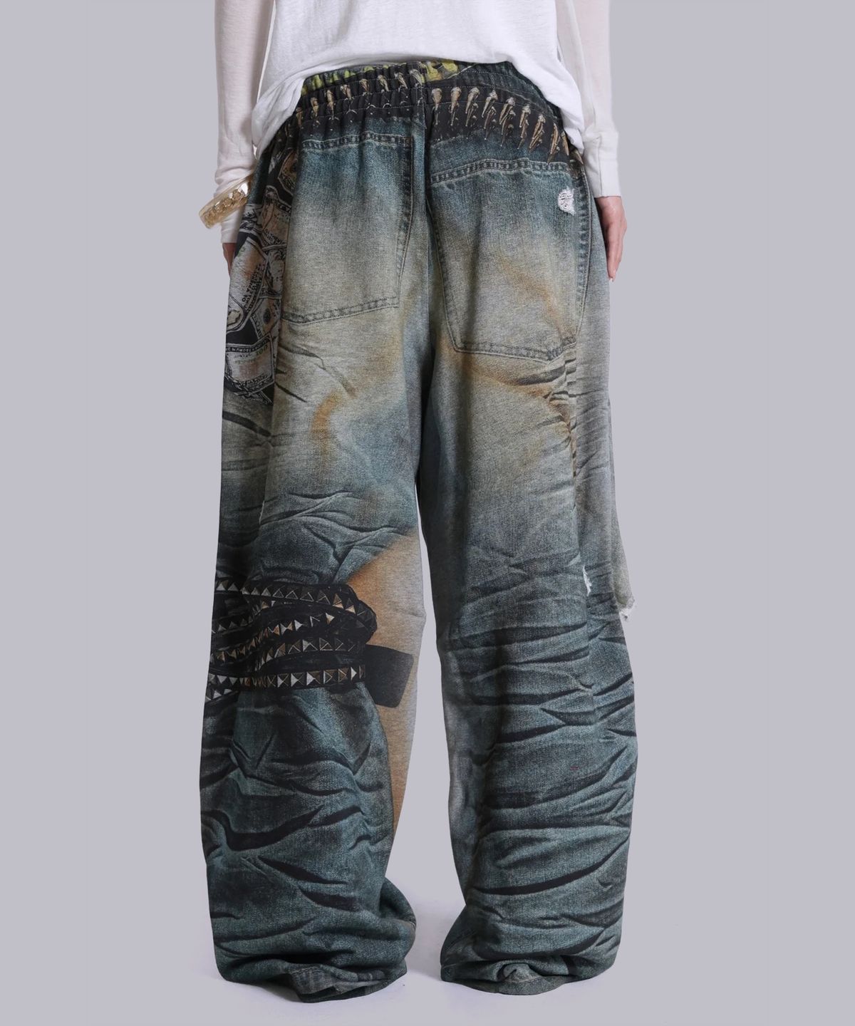 제이디드 런던(JADED LONDON) (U) 벨트 일루전 몬스터 조거 블루 BELT ILLUSION MONSTER JOGGER BLUE