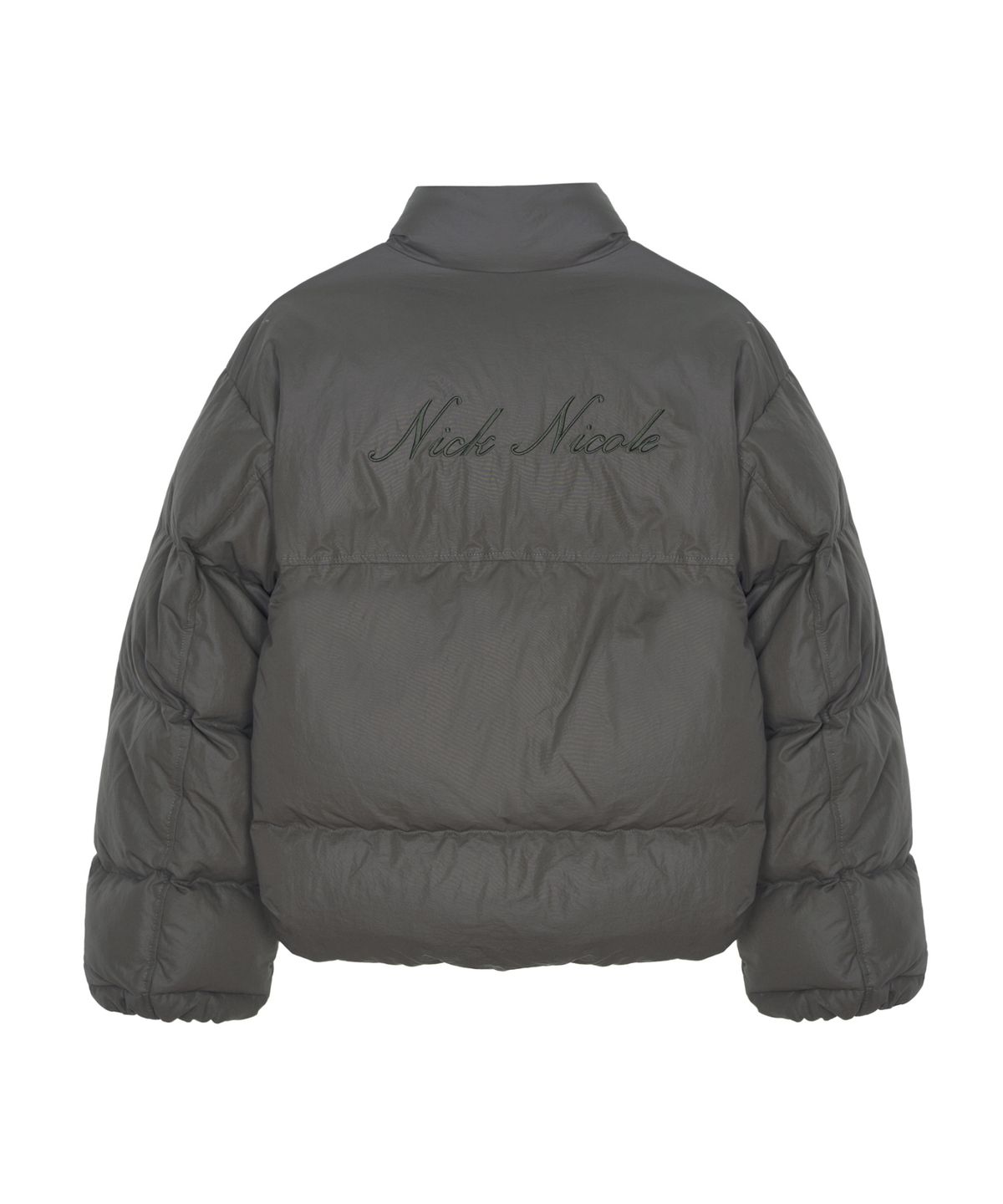 닉앤니콜(NICK&NICOLE) EMBRODIDERED PUFFER PADDING_BROWN