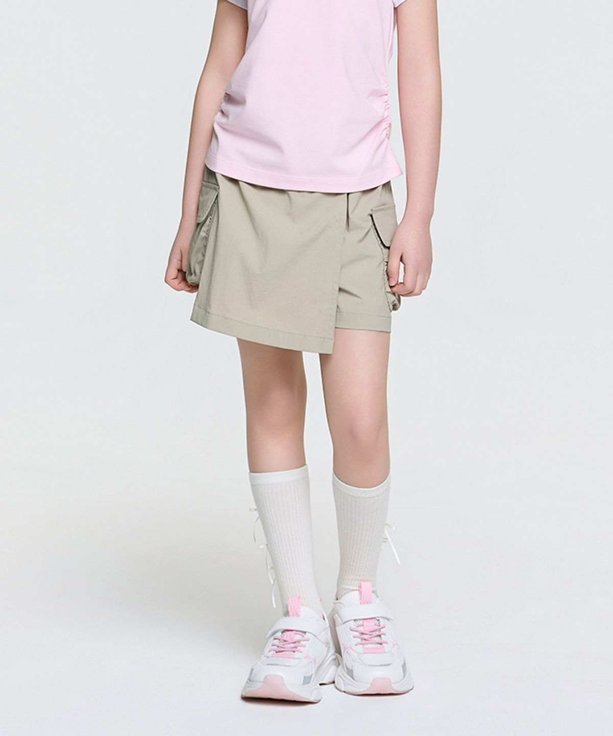 엠엘비 키즈(MLB KIDS) 베이직 아웃도어 스커트 NY (Beige)