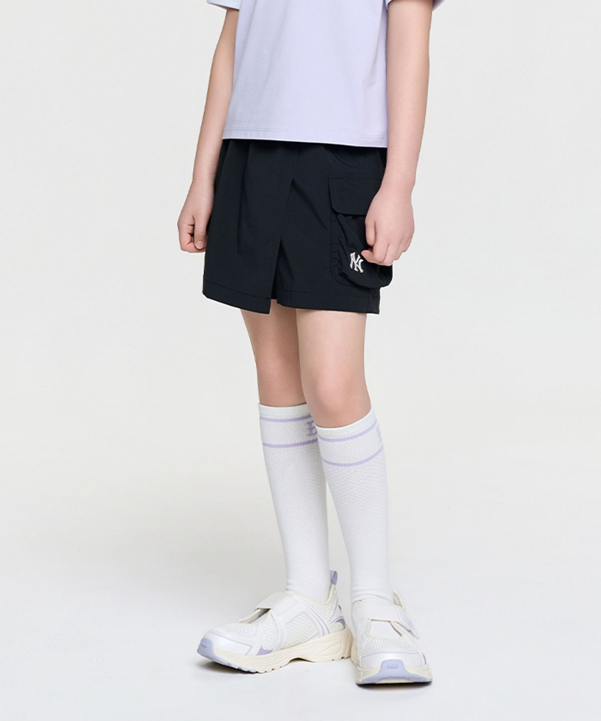 엠엘비 키즈(MLB KIDS) 베이직 아웃도어 스커트 NY (Black)