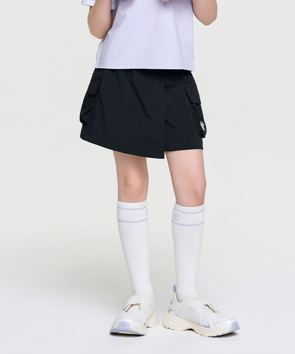 엠엘비 키즈(MLB KIDS) 베이직 아웃도어 스커트 NY (Black)