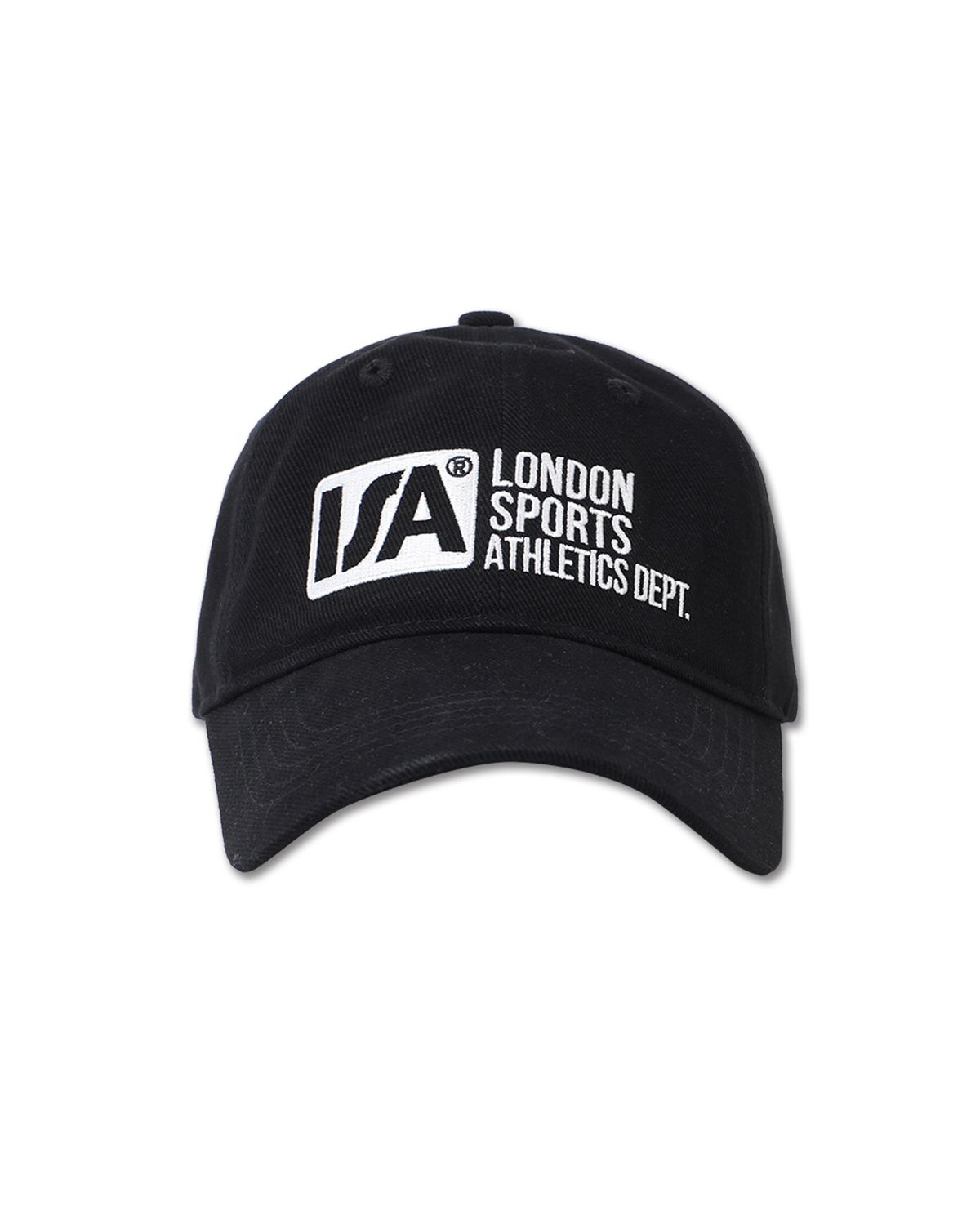 미치코런던 스포츠(MICHIKO LONDON SPORTS) LSA 로고 코튼 볼캡 블랙