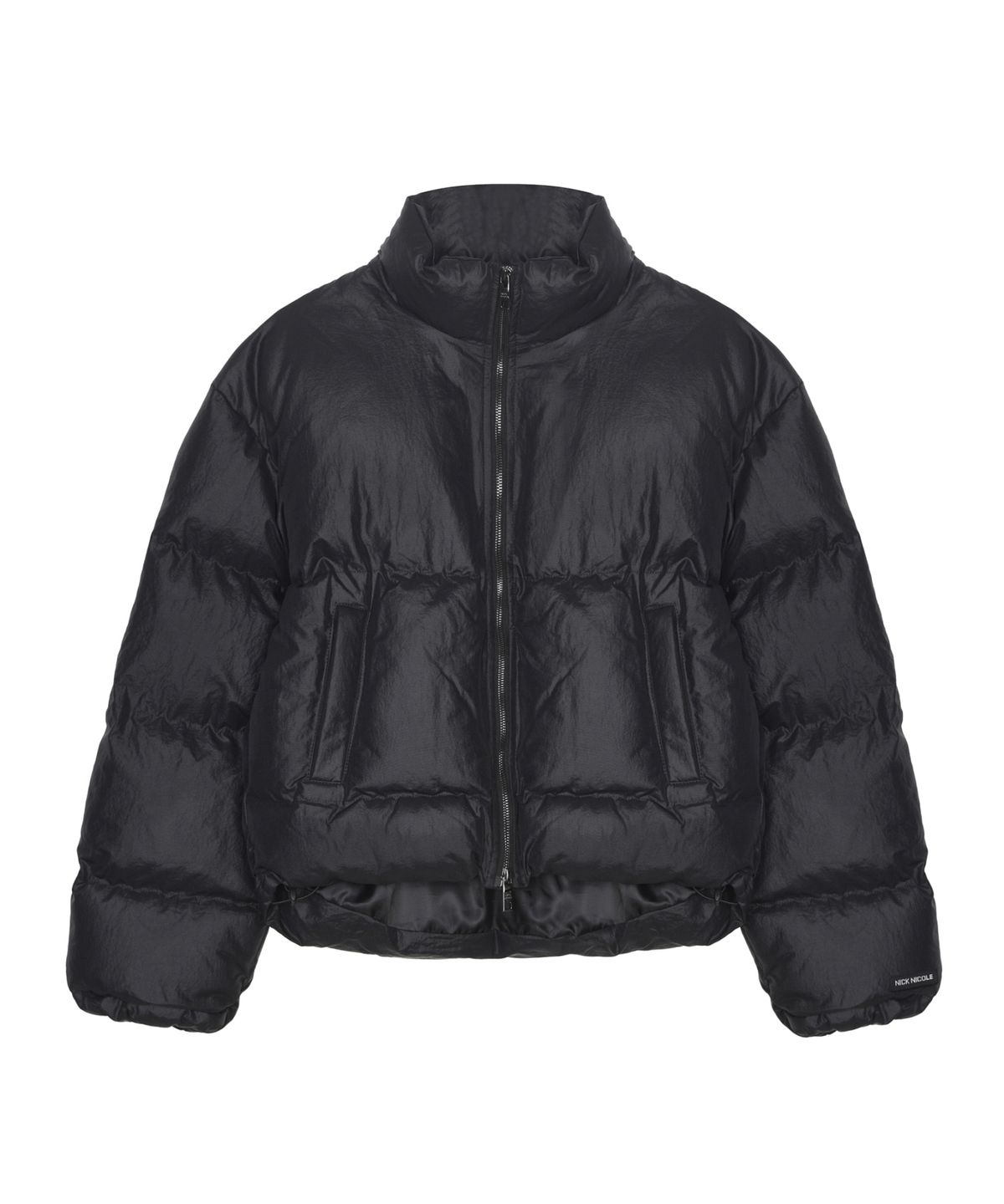 닉앤니콜(NICK&NICOLE) EMBRODIDERED PUFFER PADDING_BLACK