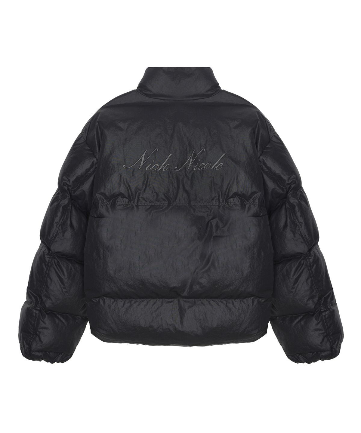 닉앤니콜(NICK&NICOLE) EMBRODIDERED PUFFER PADDING_BLACK