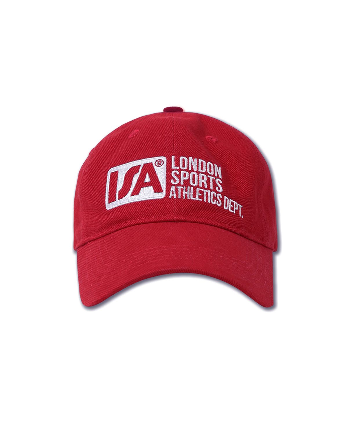 미치코런던 스포츠(MICHIKO LONDON SPORTS) LSA 로고 코튼 볼캡 레드
