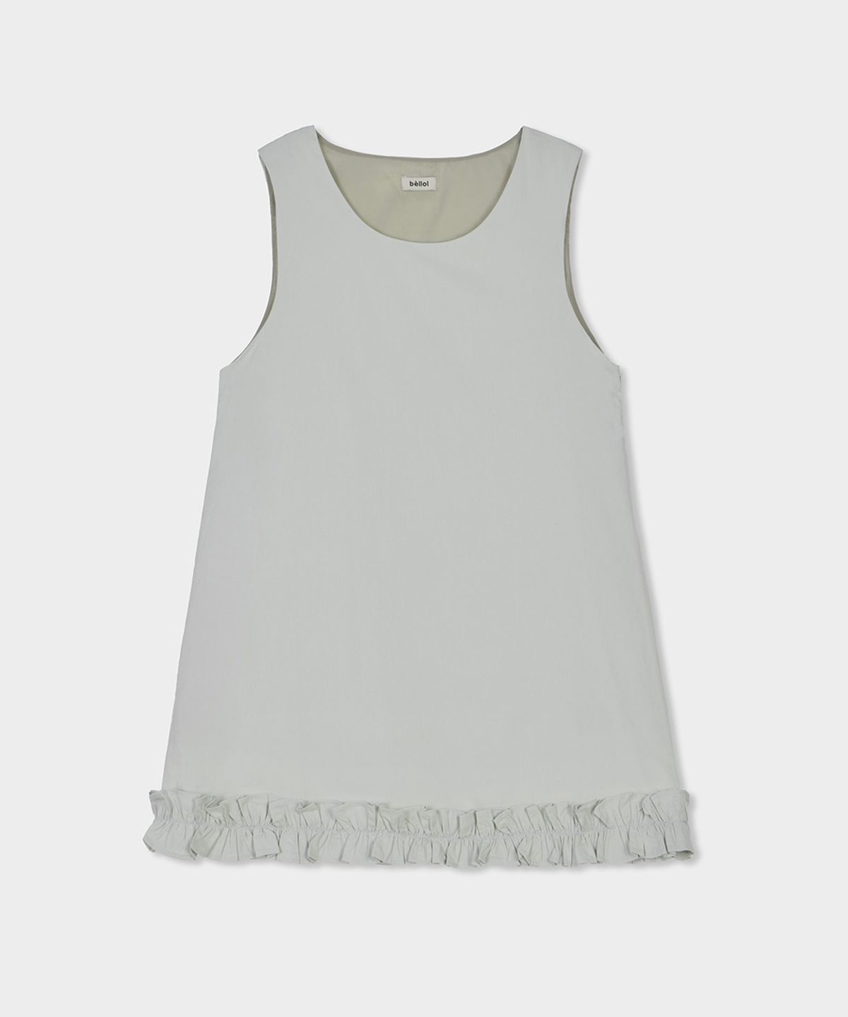 벨로엘(BELLOL) Frill sleeveless mini dress MINT