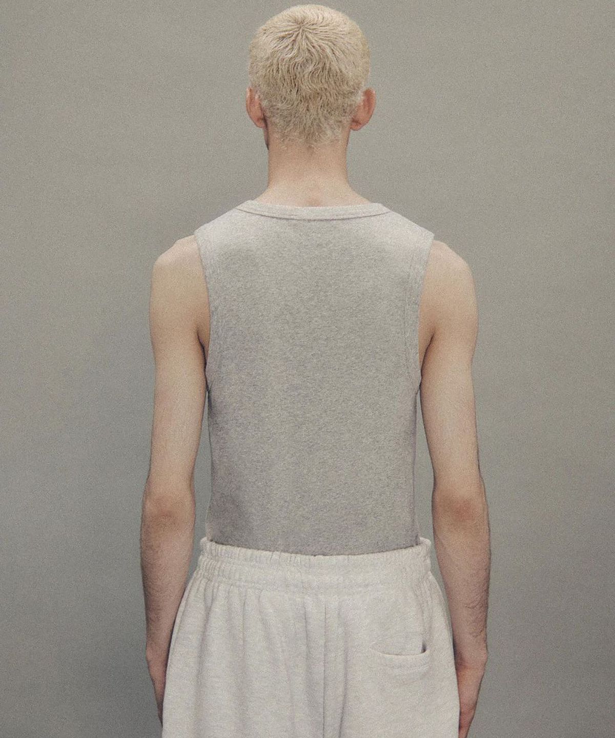 엔타이어 스튜디오(ENTIRE STUDIOS) (U) 립 탱크탑 그레이 마를 RIB TANK GREY MARLE