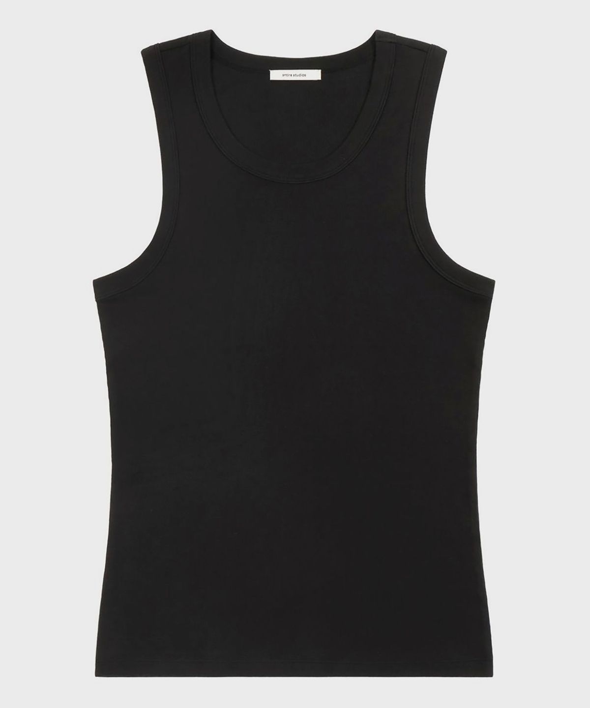 엔타이어 스튜디오(ENTIRE STUDIOS) (U) 립 탱크탑 블랙 RIB TANK BLACK