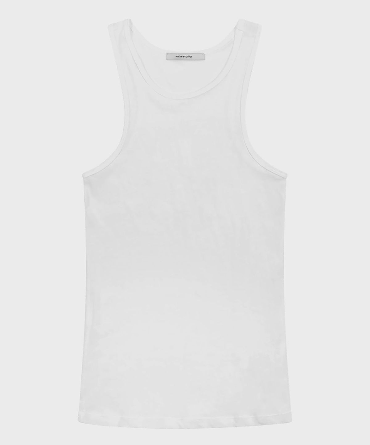 엔타이어 스튜디오(ENTIRE STUDIOS) (U) 머슬 탱크탑 화이트 MUSCLE TANK TOP WHITE