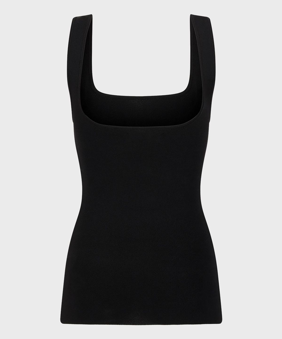 엔타이어 스튜디오(ENTIRE STUDIOS) (W) 스퀘어 넥 탑 블랙 SQUARED NECK TOP BLACK