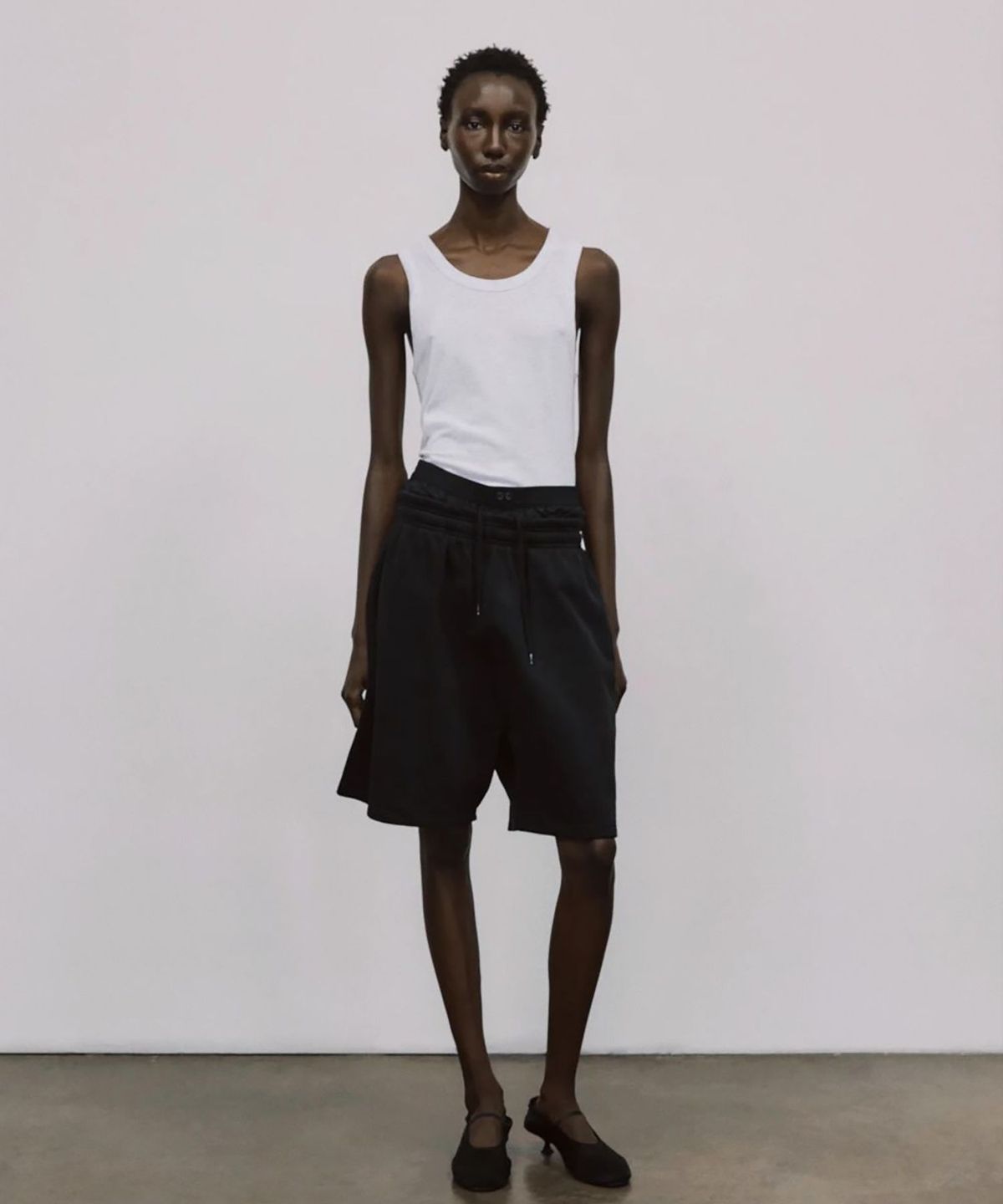 엔타이어 스튜디오(ENTIRE STUDIOS) (U) 시어 탱크탑 헤더 그레이 SHEER TANK HEATHER GREY