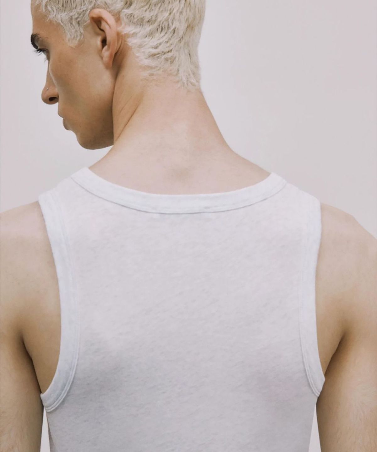 엔타이어 스튜디오(ENTIRE STUDIOS) (U) 시어 탱크탑 헤더 그레이 SHEER TANK HEATHER GREY