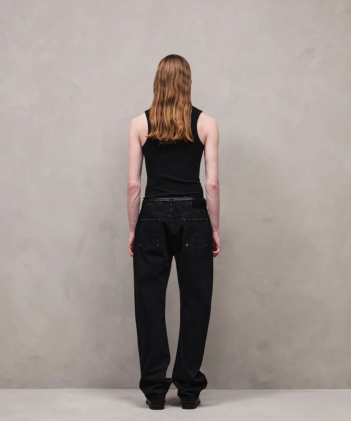 엔타이어 스튜디오(ENTIRE STUDIOS) (U) 시어 탱크탑 블랙 SHEER TANK BLACK