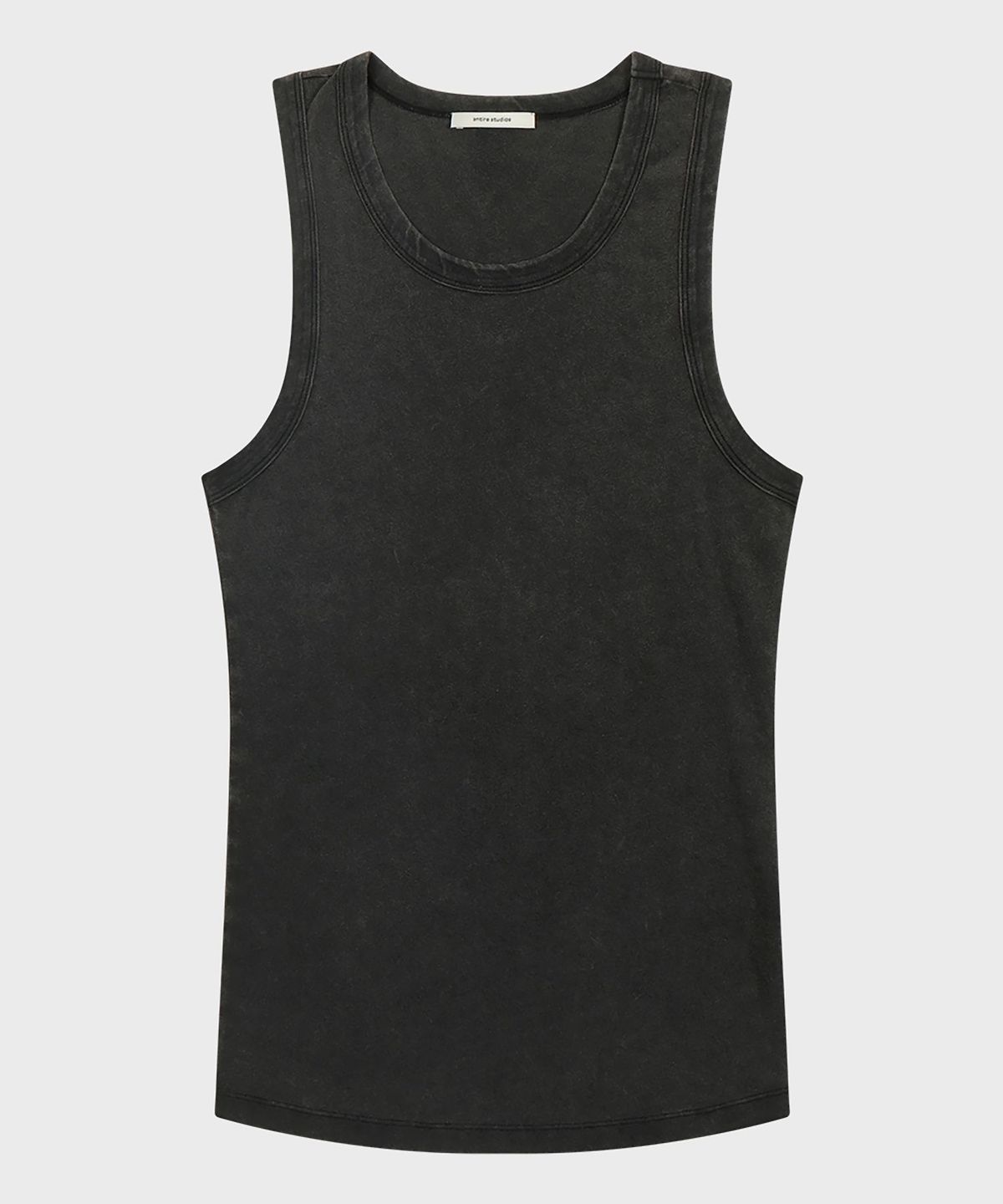 엔타이어 스튜디오(ENTIRE STUDIOS) (U) 시어 탱크탑 워시드 블랙 SHEER TANK WASHED BLACK