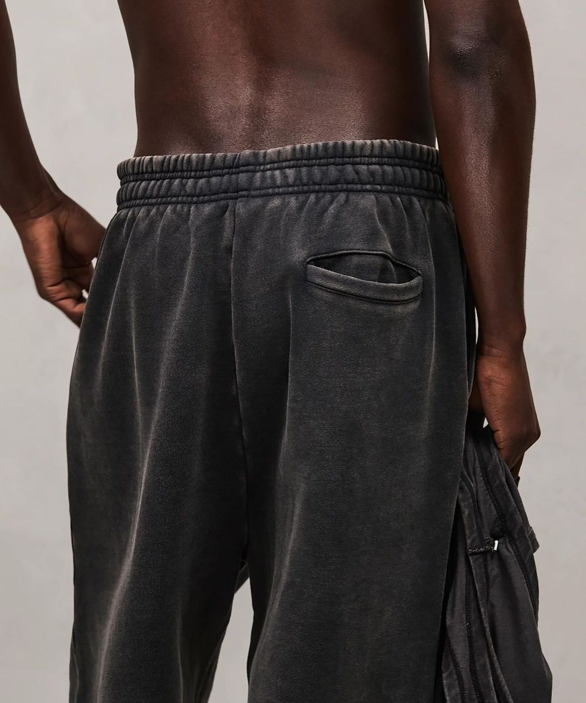 엔타이어 스튜디오(ENTIRE STUDIOS) (U) 스탠다드 스웨트팬츠 워시드 블랙 STANDARD SWEAT WASHED BLACK