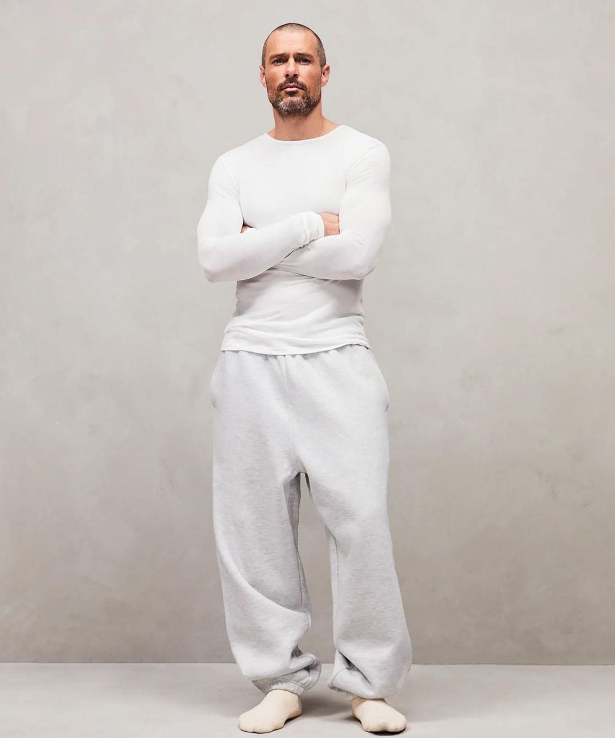 엔타이어 스튜디오(ENTIRE STUDIOS) (U) 스탠다드 스웨트팬츠 헤더 그레이 STANDARD SWEAT HEATHER GREY