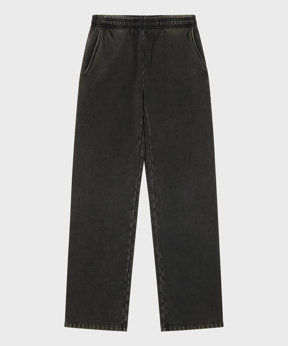 엔타이어 스튜디오(ENTIRE STUDIOS) (U) 스트레이트 레그 스웨트팬츠 워시드 블랙 STRAIGHT LEG SWEATPANT WASHED BLACK