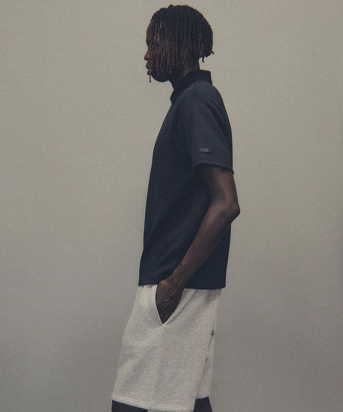 엔타이어 스튜디오(ENTIRE STUDIOS) (U) 스탠다드 스웨트 쇼츠 그레이 마를 STANDARD SWEATSHORT GREY MARLE