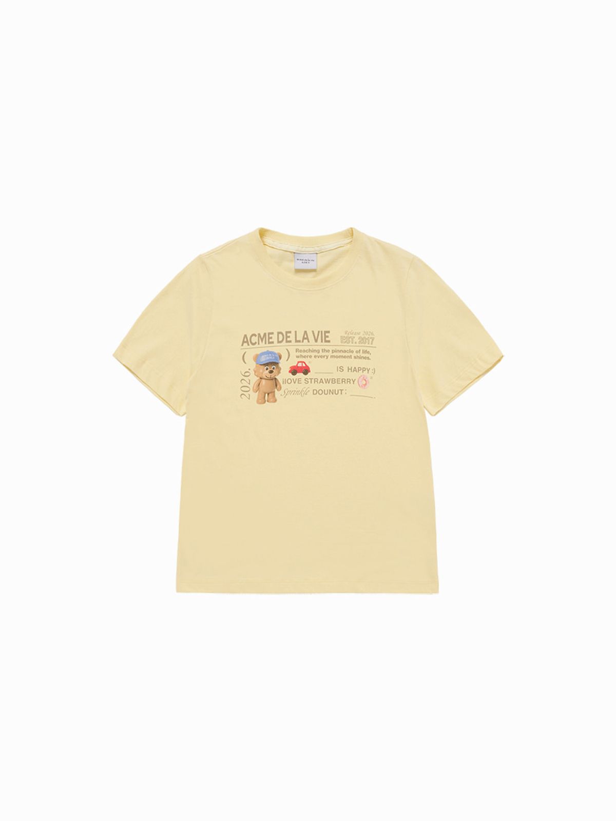 아크메드라비(ACME DE LA VIE) WOMAN TYPING PROFILE SHORT SLEEVE T-SHIRT (3 COLOR)