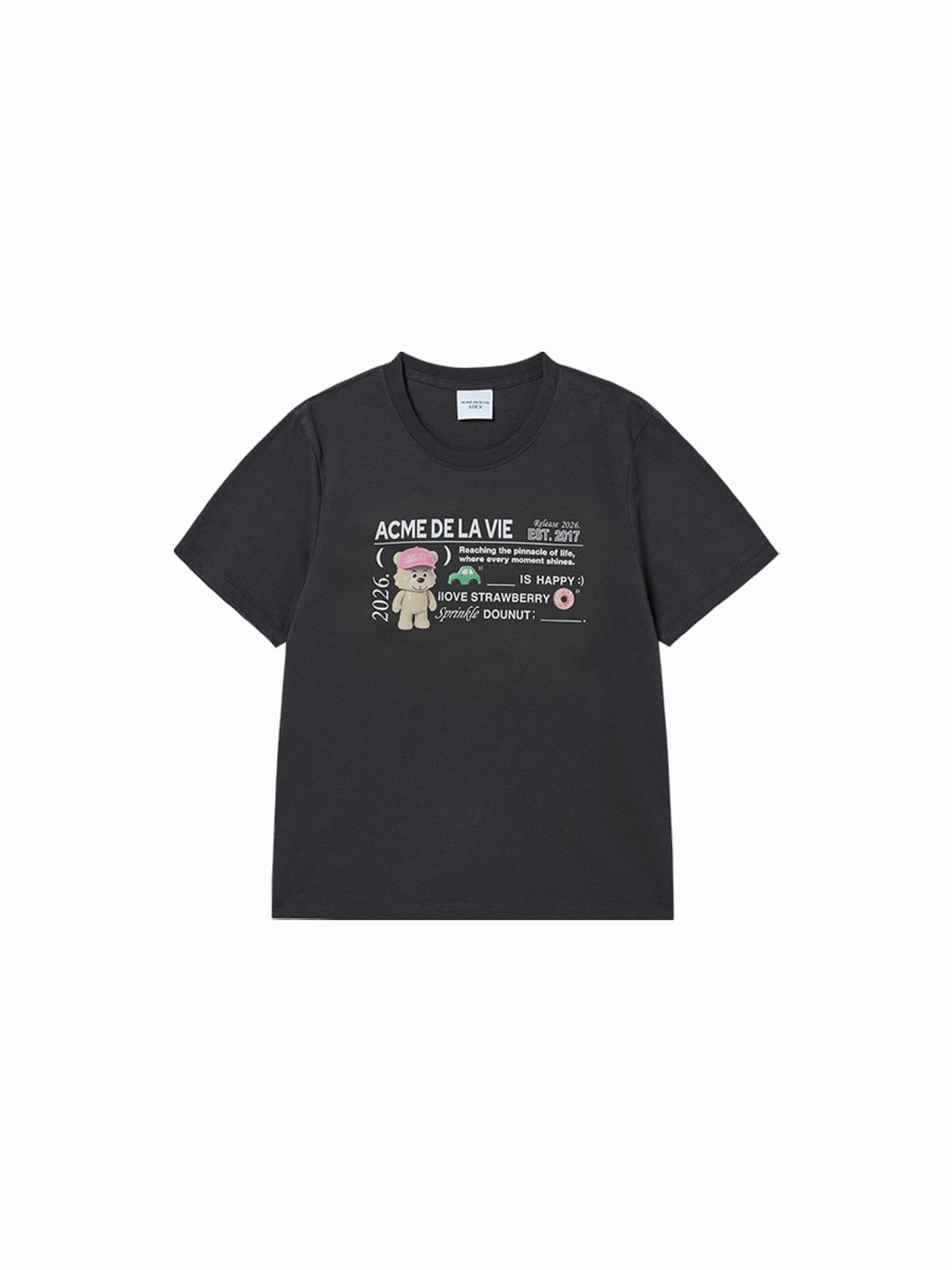 아크메드라비(ACME DE LA VIE) WOMAN TYPING PROFILE SHORT SLEEVE T-SHIRT (3 COLOR)