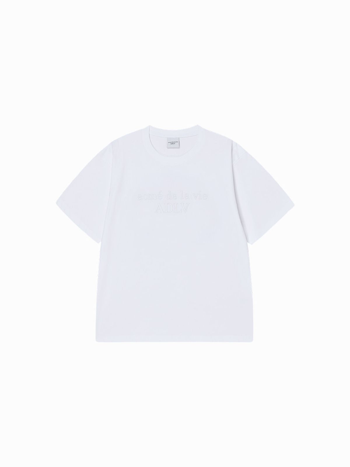 아크메드라비(ACME DE LA VIE) TWO TONE THICK PRINT SHORT SLEEVE T-SHIRT (2 COLOR)