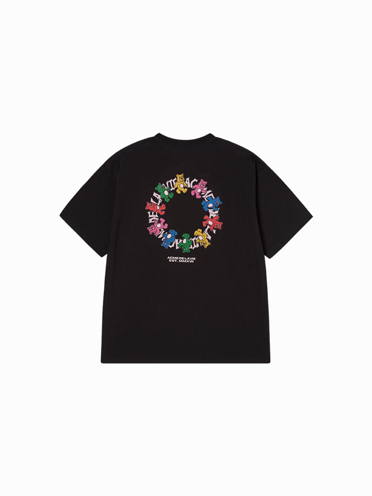 아크메드라비(ACME DE LA VIE) ROUND WALKING AC BEAR SHORT SLEEVE T-SHIRT (2 COLOR)