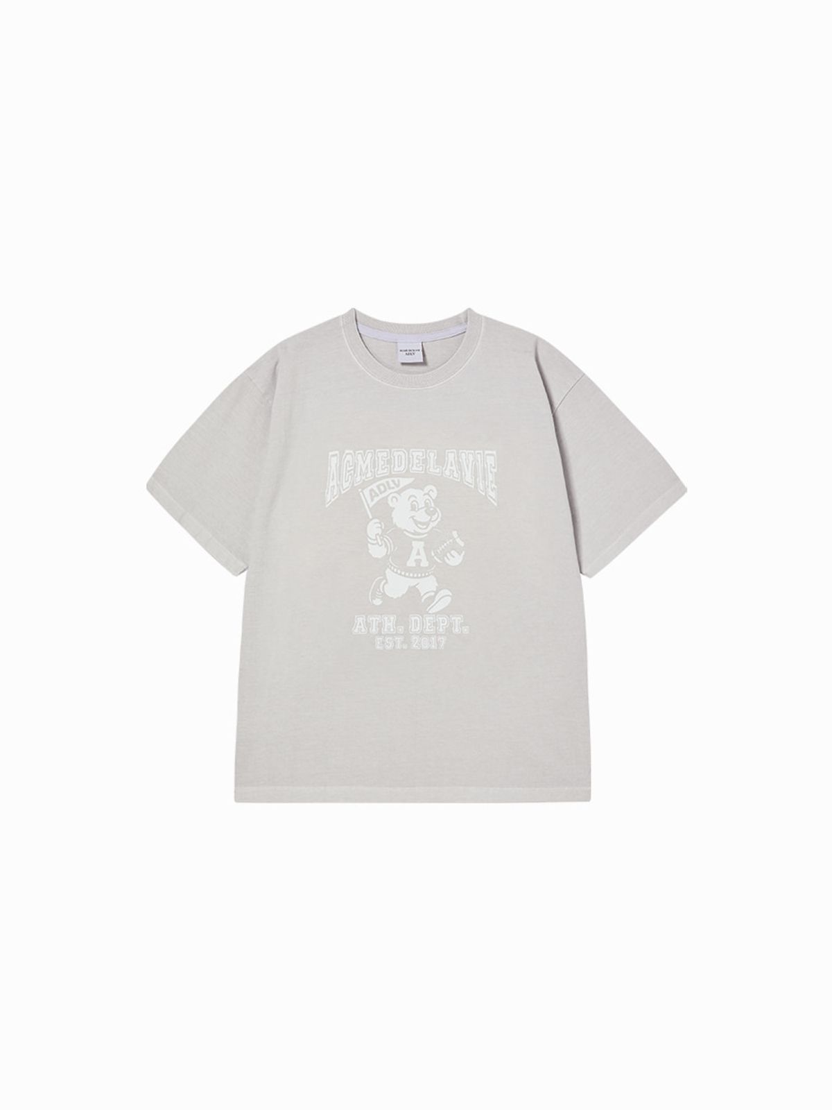 아크메드라비(ACME DE LA VIE) FOOTBALL AC BEAR PIGMENT SHORT SLEEVE T-SHIRT (3 COLOR)