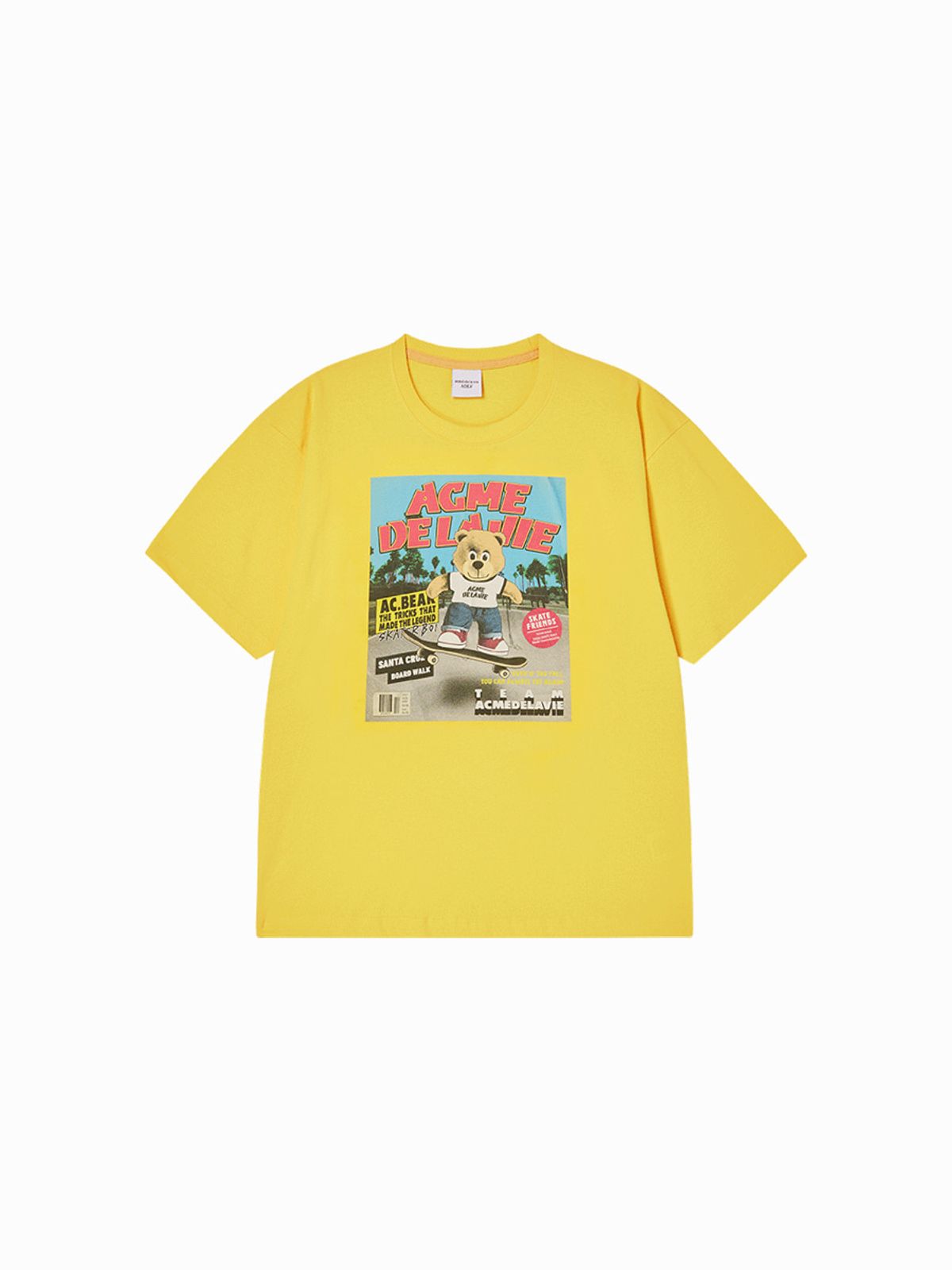 아크메드라비(ACME DE LA VIE) MAGAZINE AC BEAR SHORT SLEEVE T-SHIRT