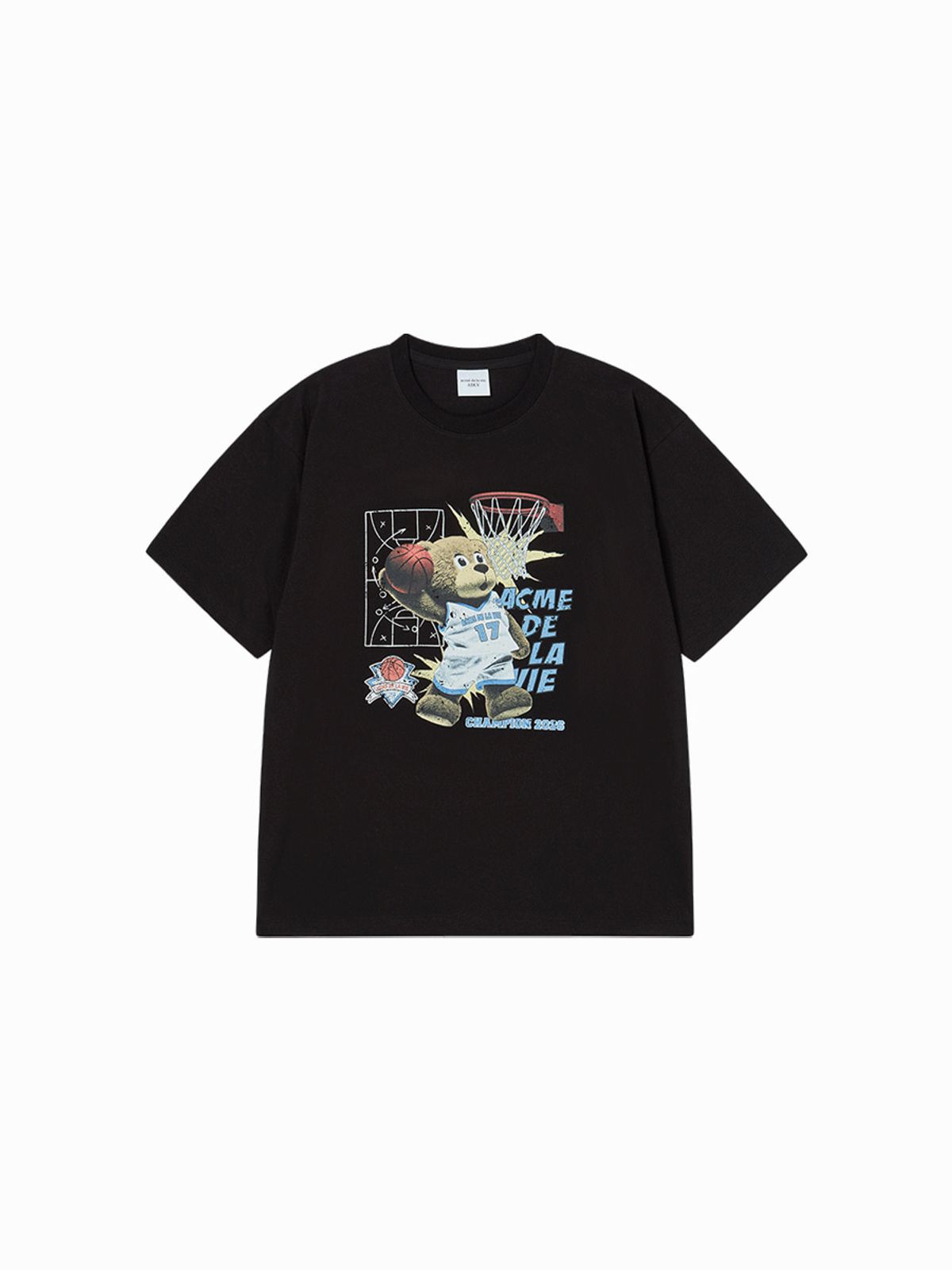 아크메드라비(ACME DE LA VIE) BASKETBALL AC BEAR SHORT SLEEVE T-SHIRT (2 COLOR)