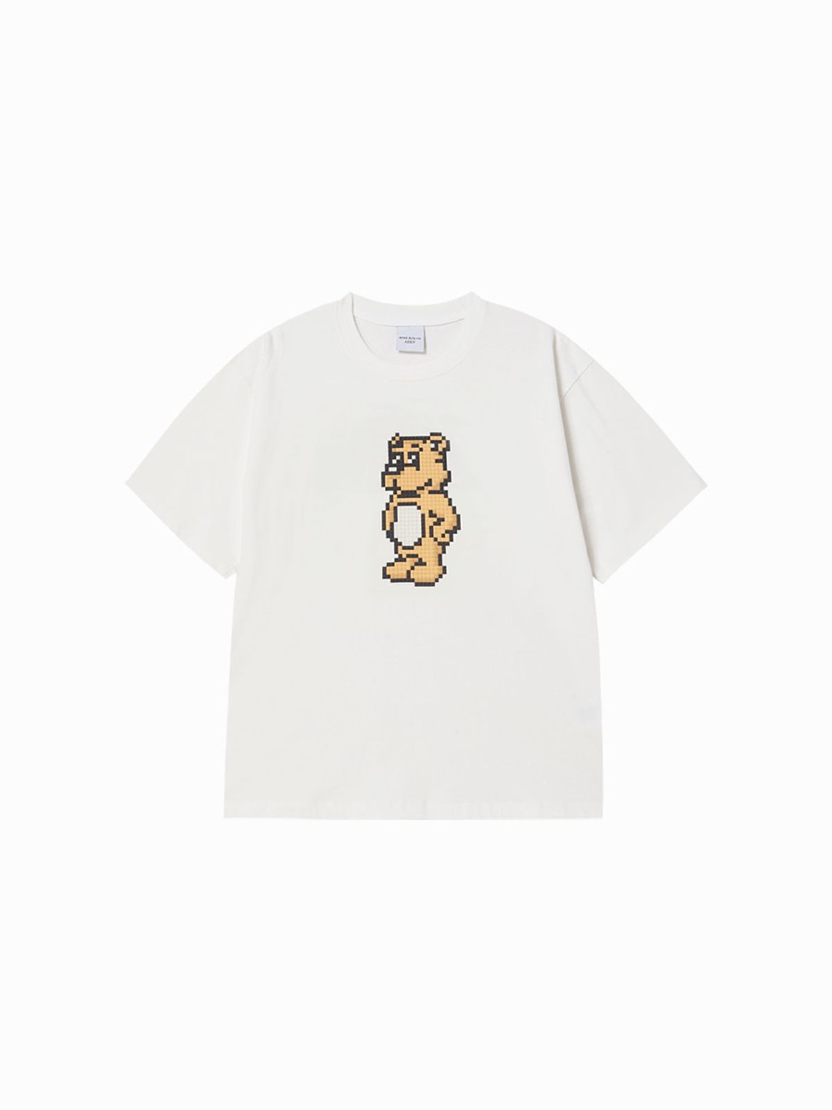 아크메드라비(ACME DE LA VIE) BLOCK AC BEAR SHORT SLEEVE T-SHIRT (3 COLOR)